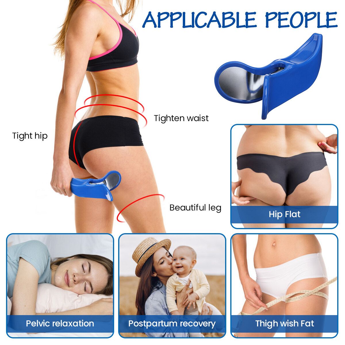 Hip Trainer Exercise Beautiful Hip Clip Postpartum Repair Clip Hips Home Exercise Beautiful Slimming Training Apparatus