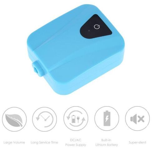 Solar Powered DC Charging Oxygenator Water Oxygen Pump Pond Aerator Aquarium Air Pump