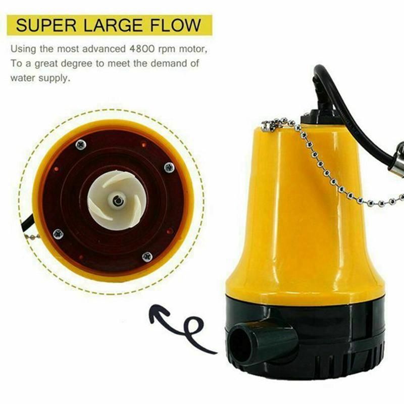 50W 4500L/H 5M DC 24V Solar Water Pump Brushless Motor Water Circulation Submersible Pump Irrigation Fountain Fish Pond