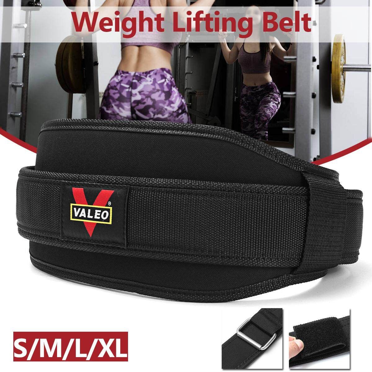 Weight Lifting Belt Body Building Gym Fitness Training Back Waist Strap--L L