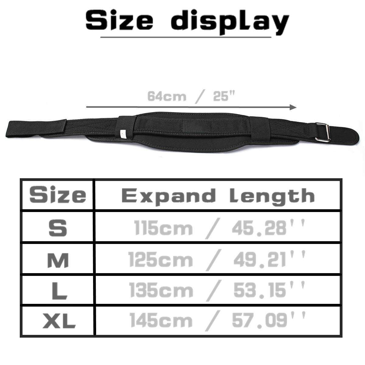 Weight Lifting Belt Body Building Gym Fitness Training Back Waist Strap--L L