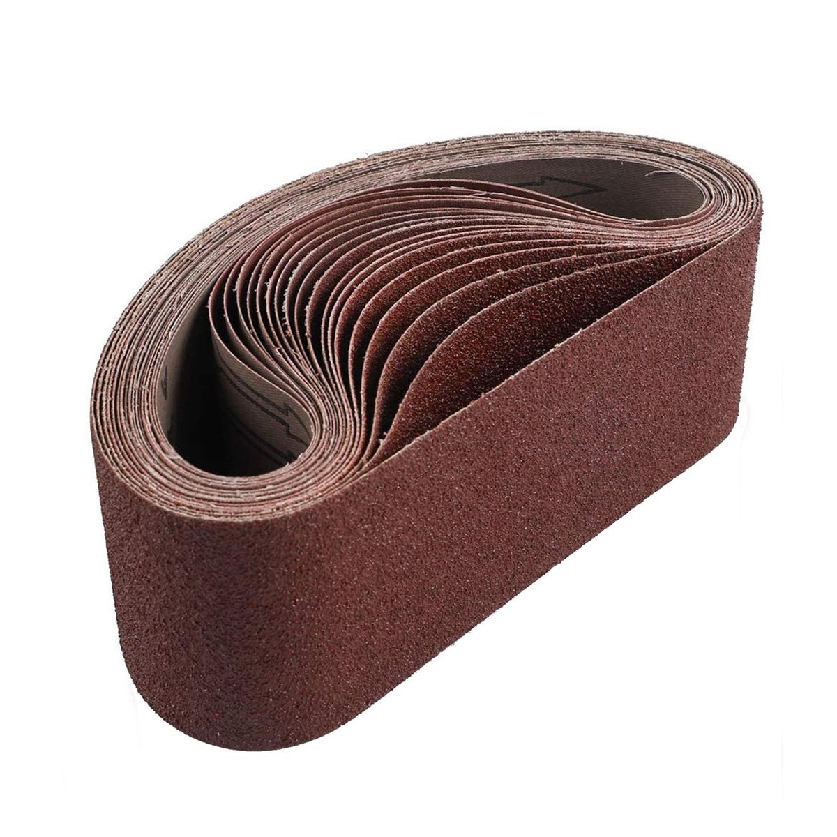 21x3 Inches Sanding Belt (533*76mm), 18 Pack Aluminum Oxide Sanding Belts (3 Each of 60 80 120 180 240 400 Grits) for Belt Sander