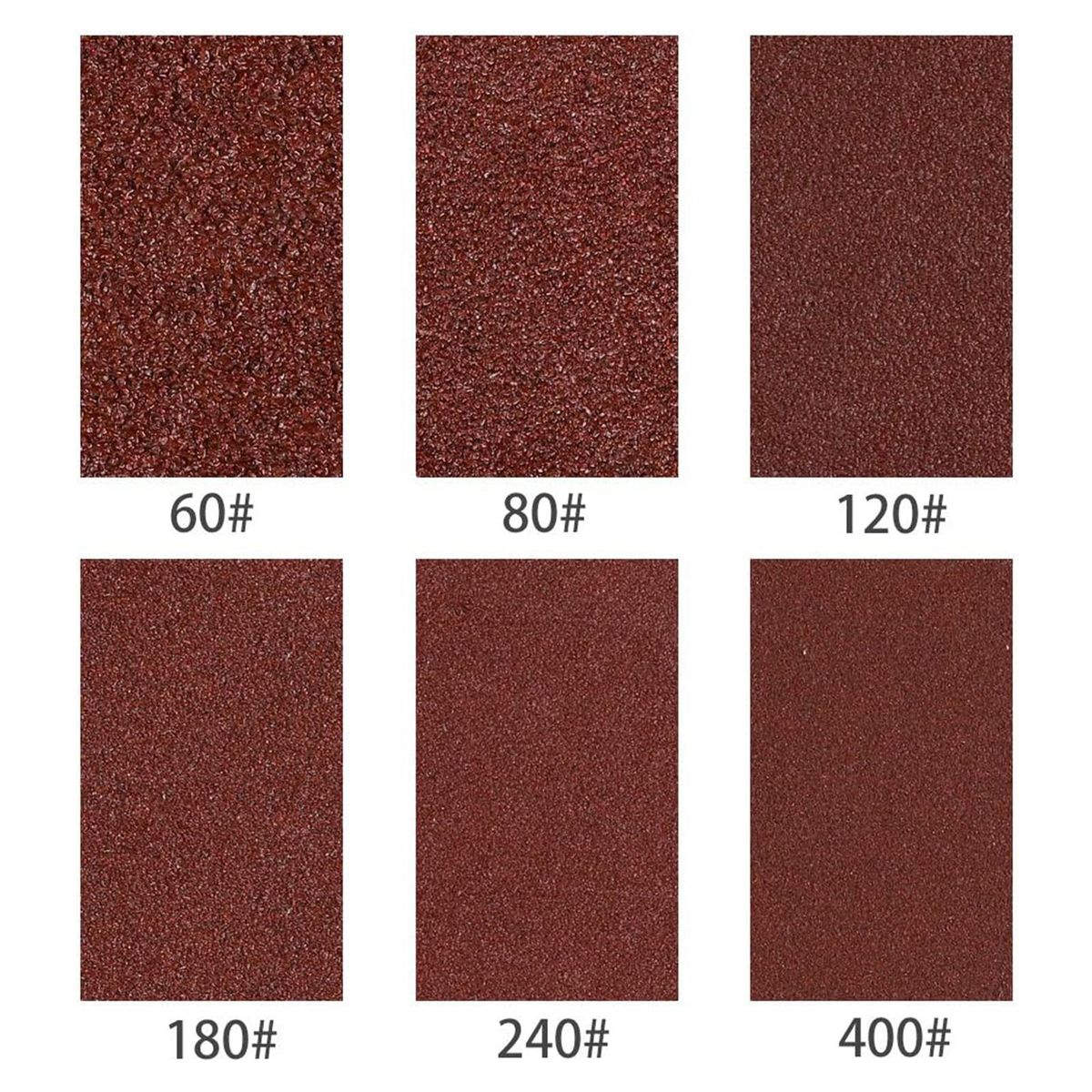 21x3 Inches Sanding Belt (533*76mm), 18 Pack Aluminum Oxide Sanding Belts (3 Each of 60 80 120 180 240 400 Grits) for Belt Sander