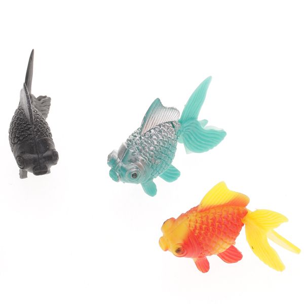 5Pc   Artificial   Floating Moveable Ornament Aquarium