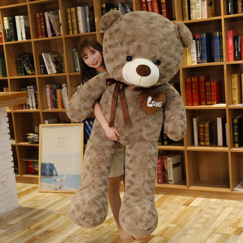 1pc Big High Quality 2 Colors Teddy Bear With Love Stuffed