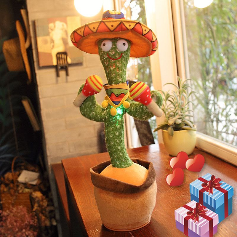 Talking Toy Dancing Cactus Speak Talk Record Repeat Toy