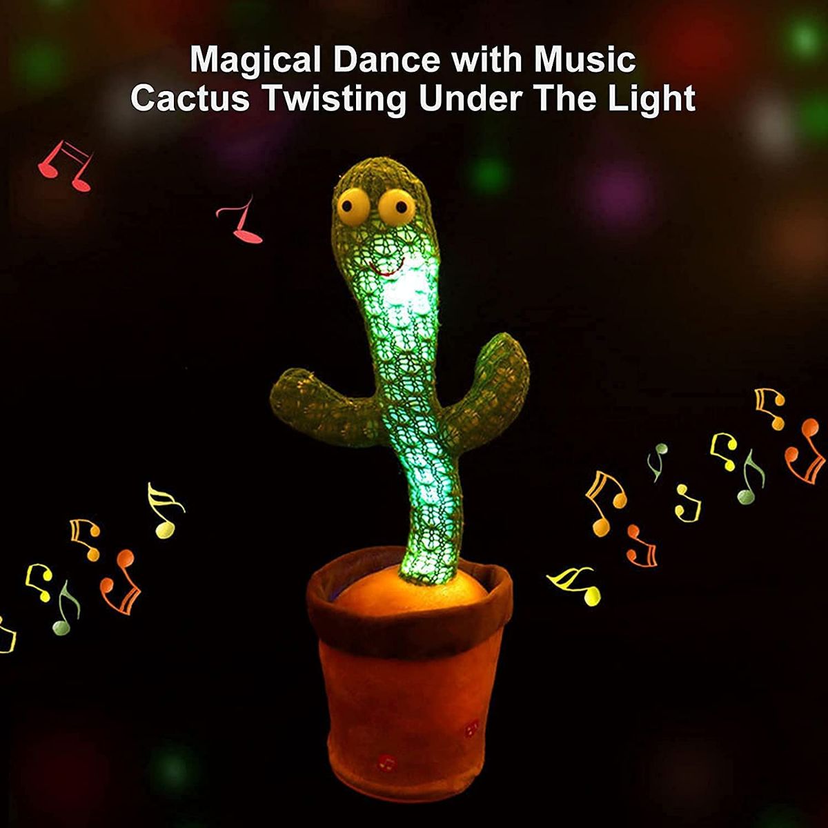 Talking Toy Dancing Cactus Speak Talk Record Repeat Toy