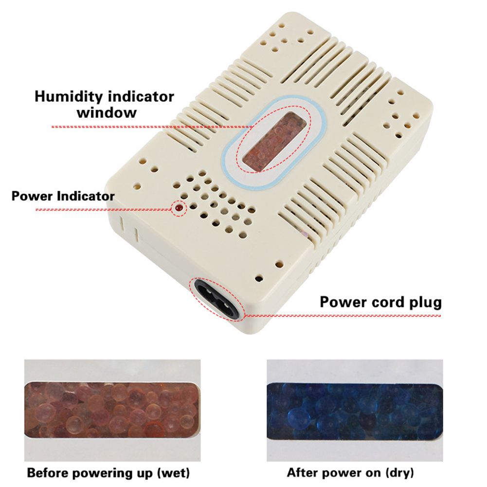 White Consumable Plug-In Case Hygroscopic 3D Printer Dryer Eco-friendly ABS Reusable Rechargeable Moisture Card DIY Filament Box