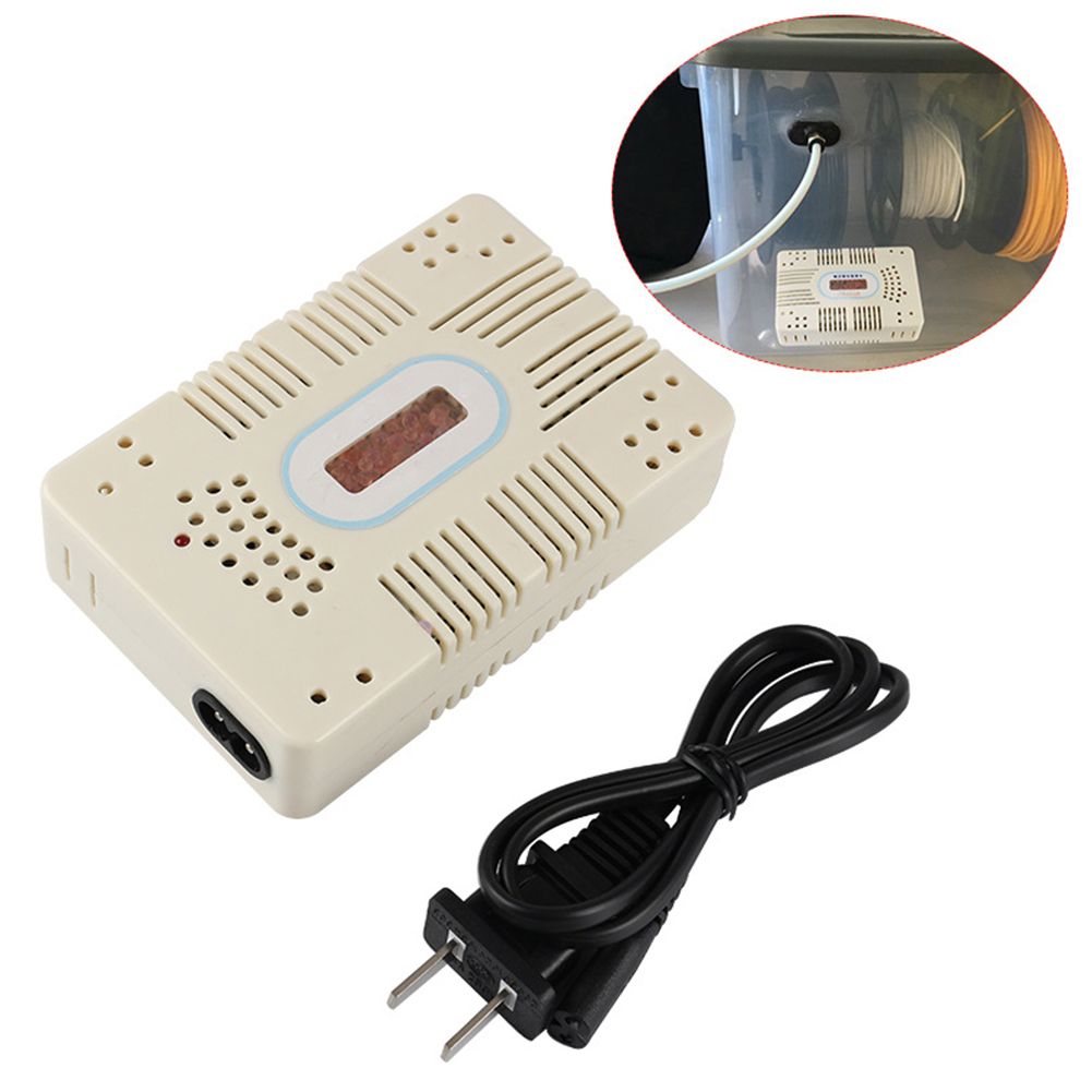 White Consumable Plug-In Case Hygroscopic 3D Printer Dryer Eco-friendly ABS Reusable Rechargeable Moisture Card DIY Filament Box