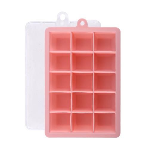 15 Grid Ice Tray Mold Box Silicone Ice Cube Square Tray Mold Diy Bar Pub Wine Ice Blocks Maker Model Kitchen tools