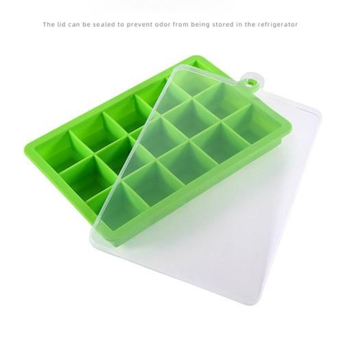15 Grid Ice Tray Mold Box Silicone Ice Cube Square Tray Mold Diy Bar Pub Wine Ice Blocks Maker Model Kitchen tools