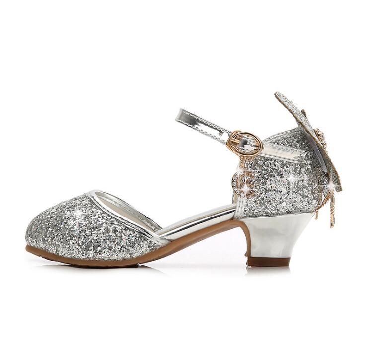 High Heeled Footwear With Butterfly Knot