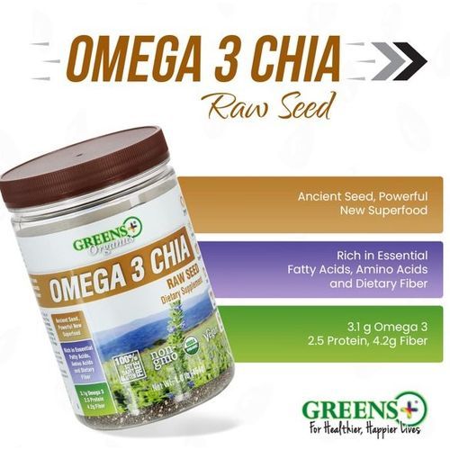 Omega 3 Chia Ancient Raw Seed 1lbs 454g