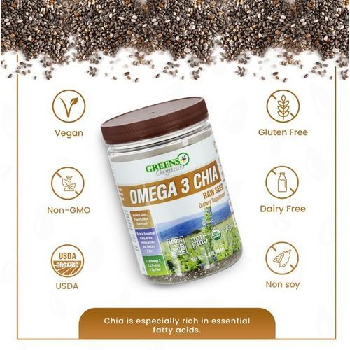 Omega 3 Chia Ancient Raw Seed 1lbs 454g