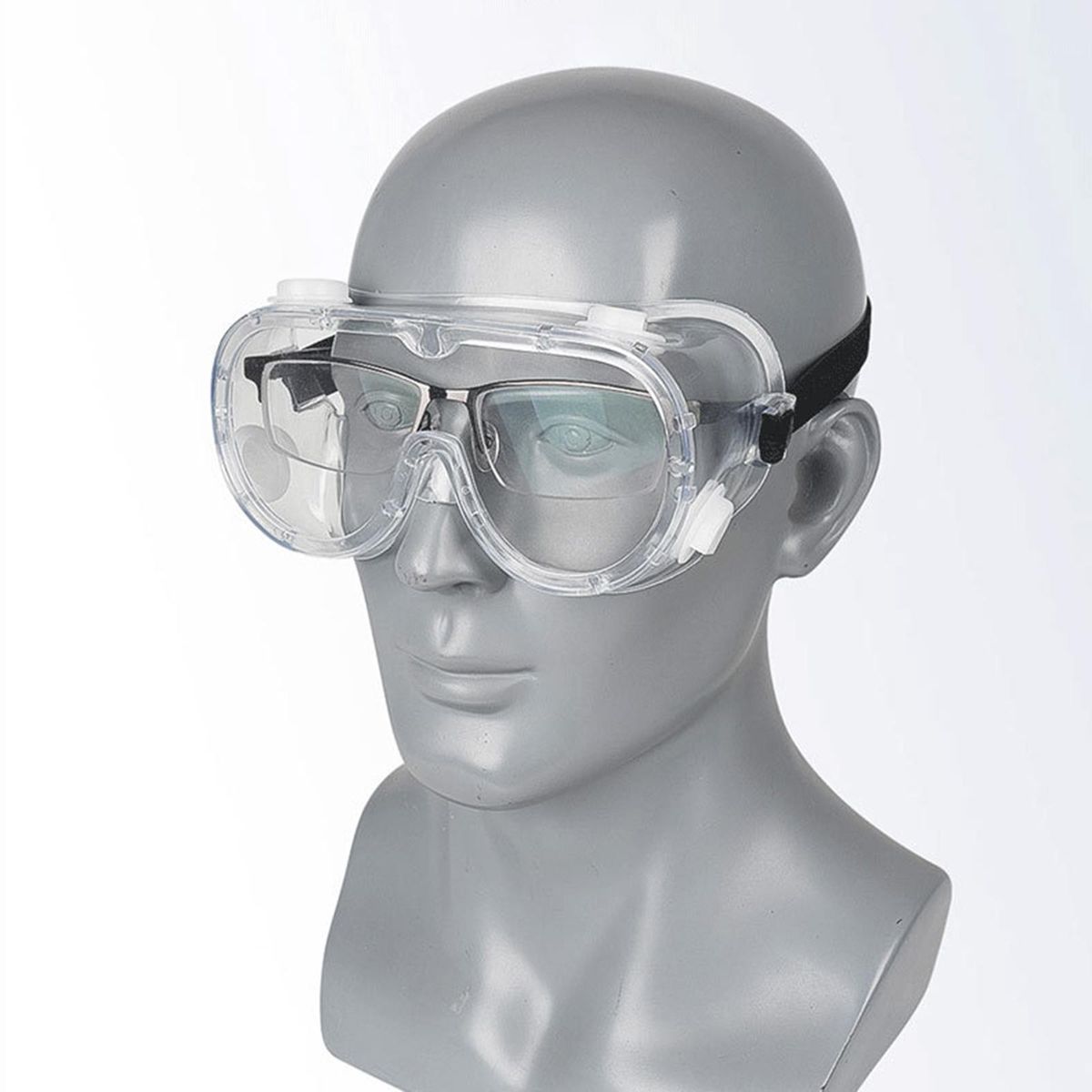 Eyeglasses Eye Googles Work Lab Experiment Airy White Frame