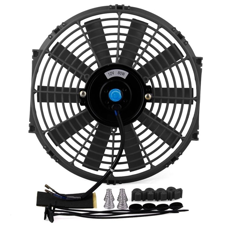 12V 80W 12 Inch Car Cooling Fan