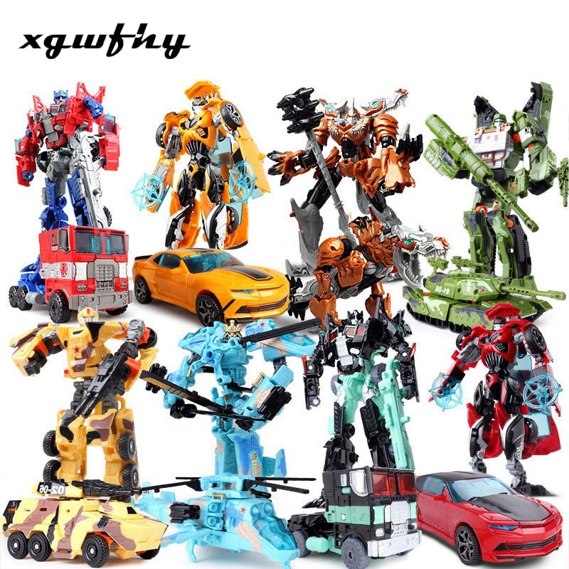 19cm Model Transformation Robot Car Action Toys
