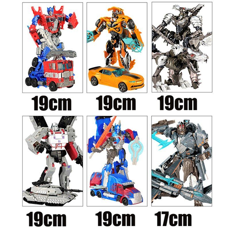 19cm Model Transformation Robot Car Action Toys