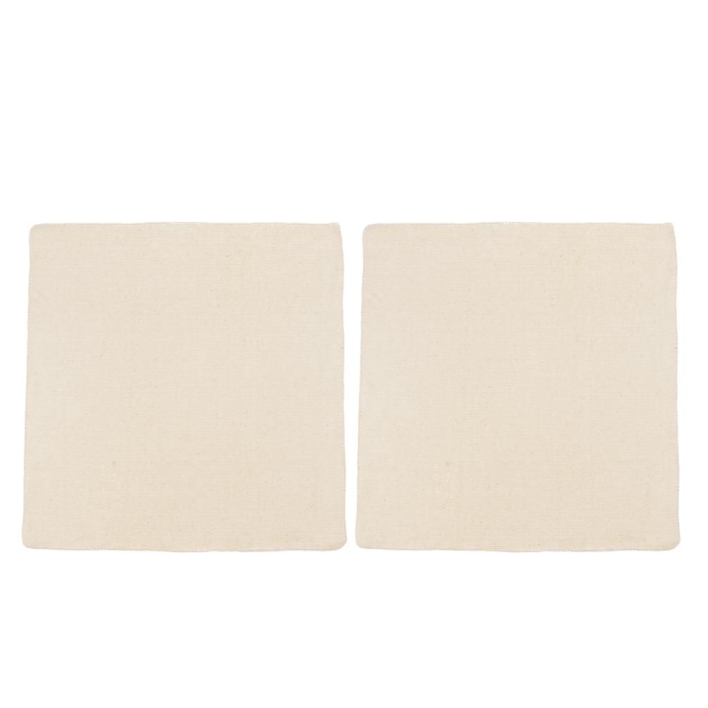 2 Pieces Cotton Monks Cloth Cross Stitch Embroidery Rug Hooking DIY