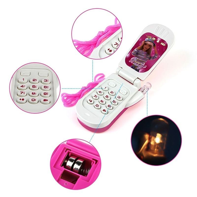 1PCs New Electronic Phone Toy Musical Mini Cute Children