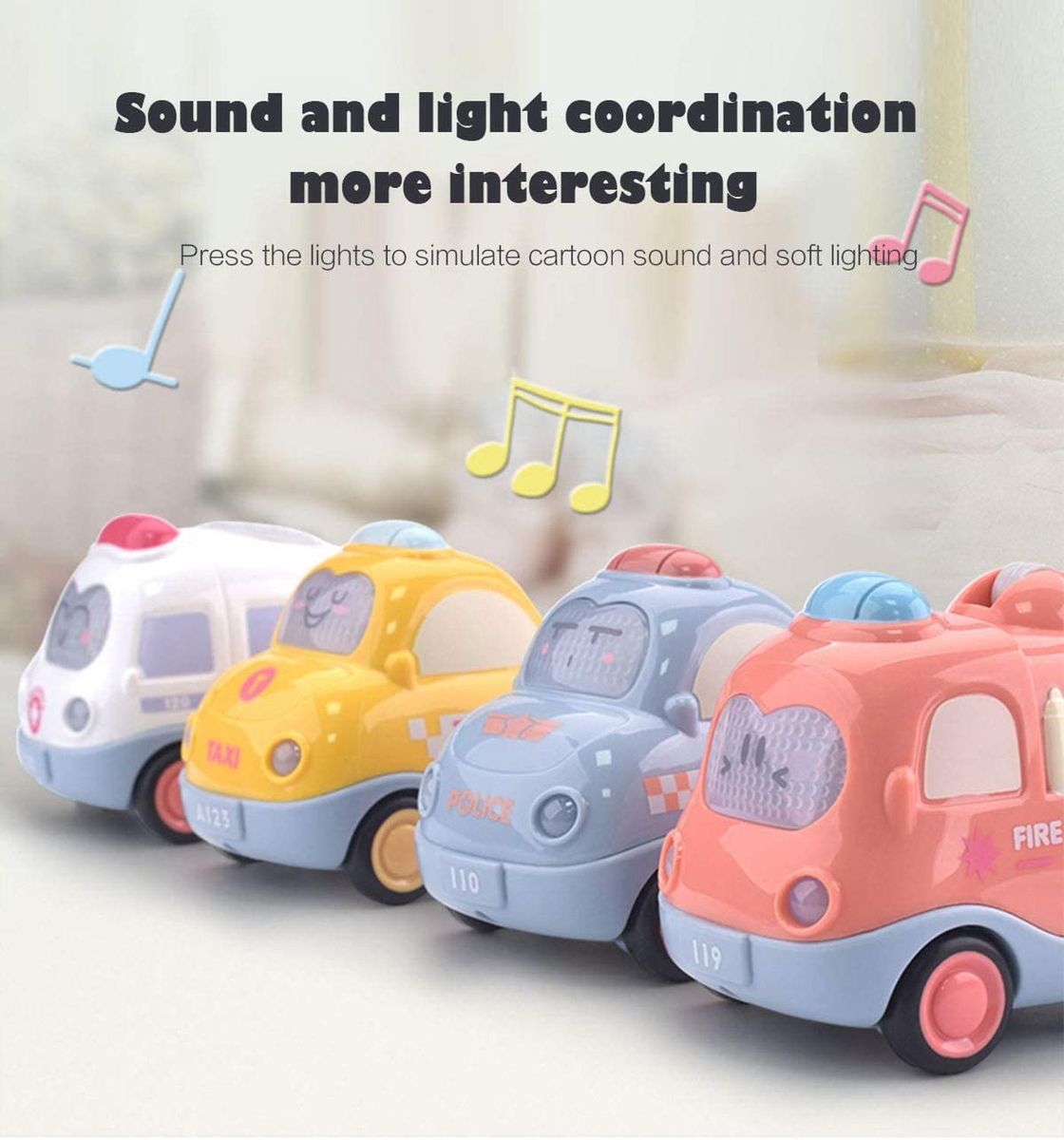 Car Toys For Baby Boy 1 Year Old Montessori Music Cars For