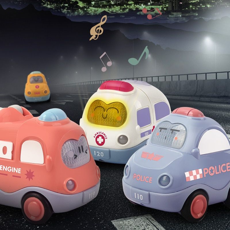 Car Toys For Baby Boy 1 Year Old Montessori Music Cars For
