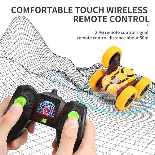 Remote Controlled Transformation Robot Car-green