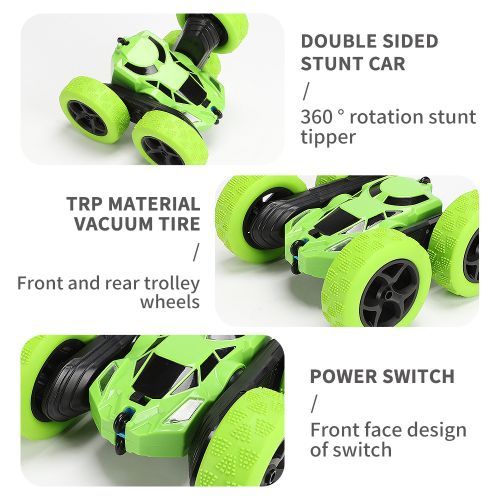 Remote Controlled Transformation Robot Car-green