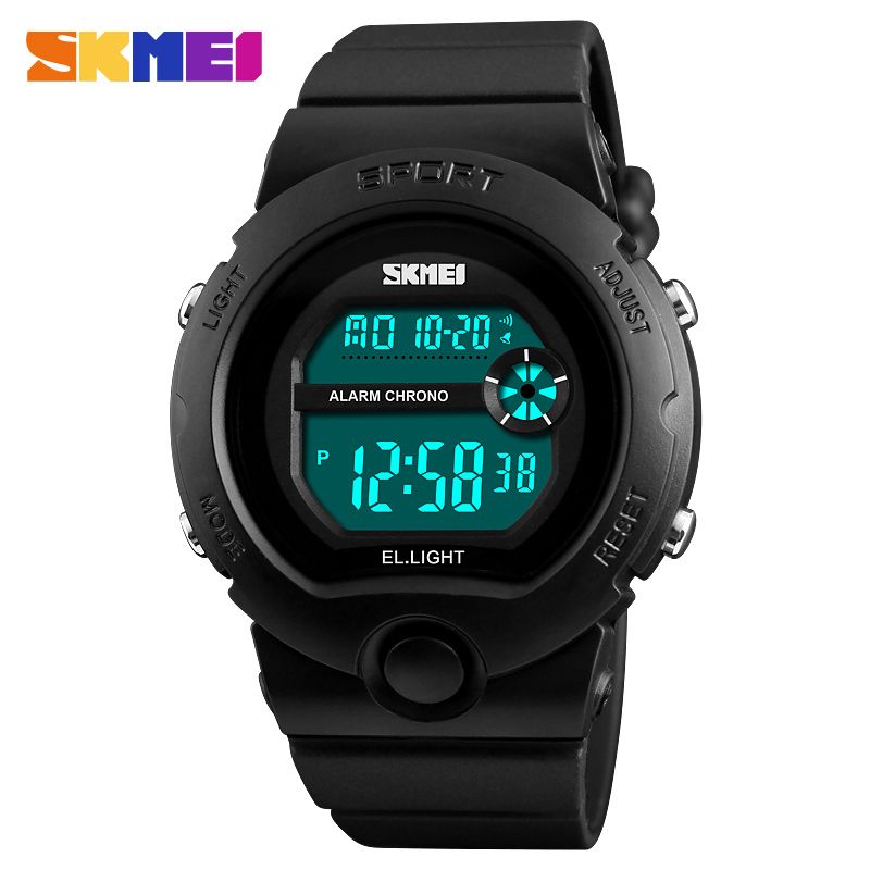 Womens Waterproof Watches Alarm Sport Chrono Digital Wristwatches