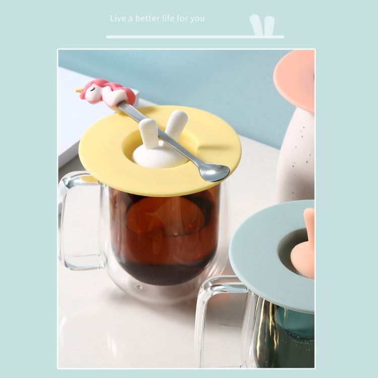 3 PCS Food Grade Silicone Cup Lid