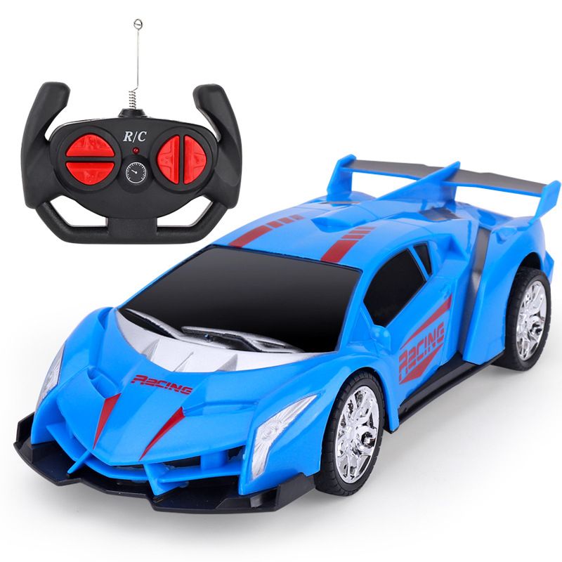Children's Remote-Control Automobile Toy Car Charging Boy Electric Wireless Racing Drift Car Gifts For Boys Blue Lamborghini