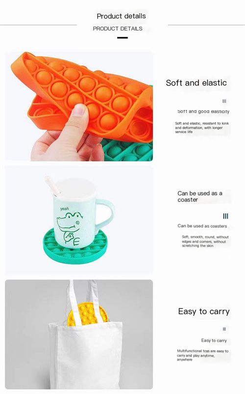 Sensory Pop Toys Push Funny Antis Stress Reliver
