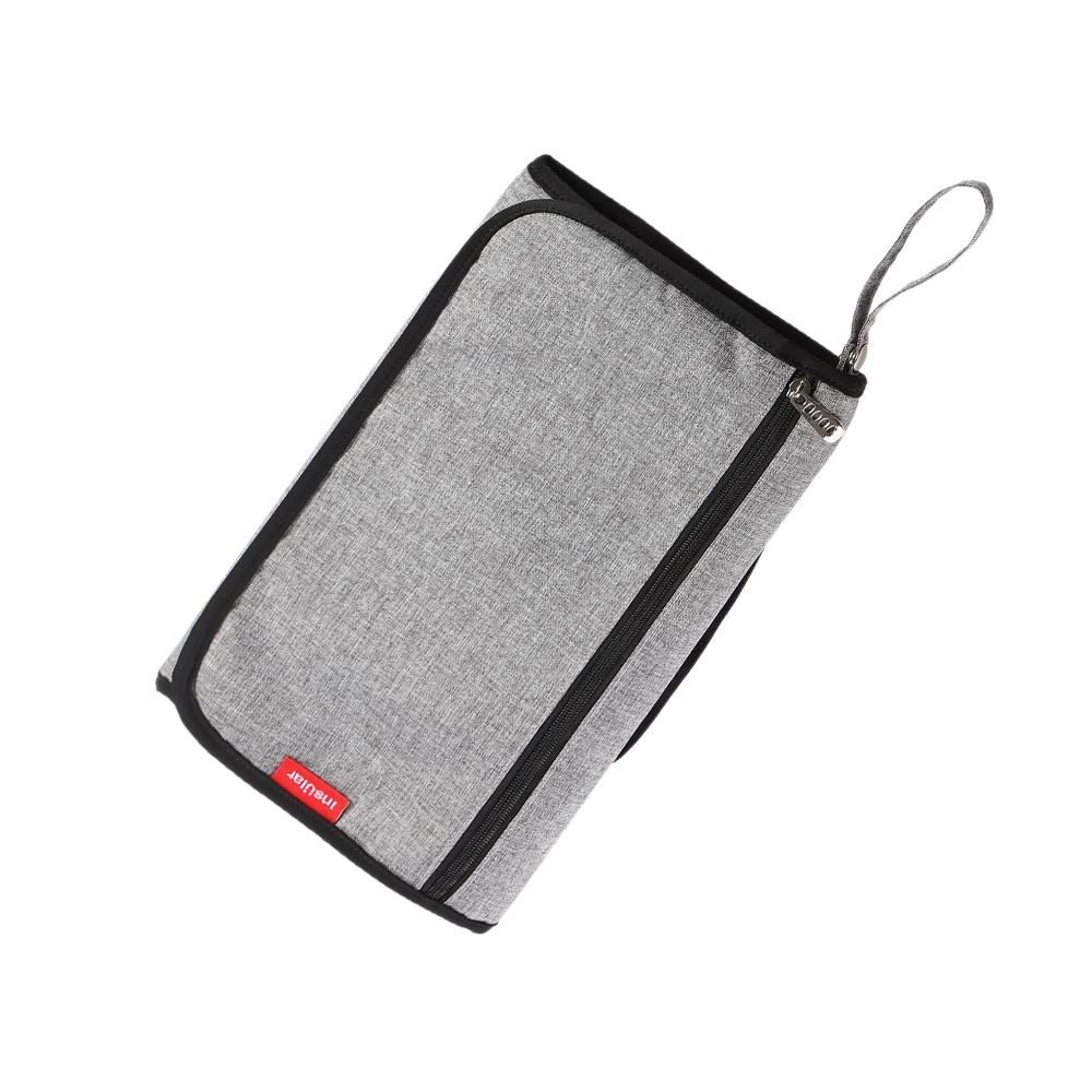 Insular Waterproof Changing Pad Diaper Travel Multifunction Portable Baby Diaper Cover Mat Clean Hand Folding Diaper Bags(Grey)