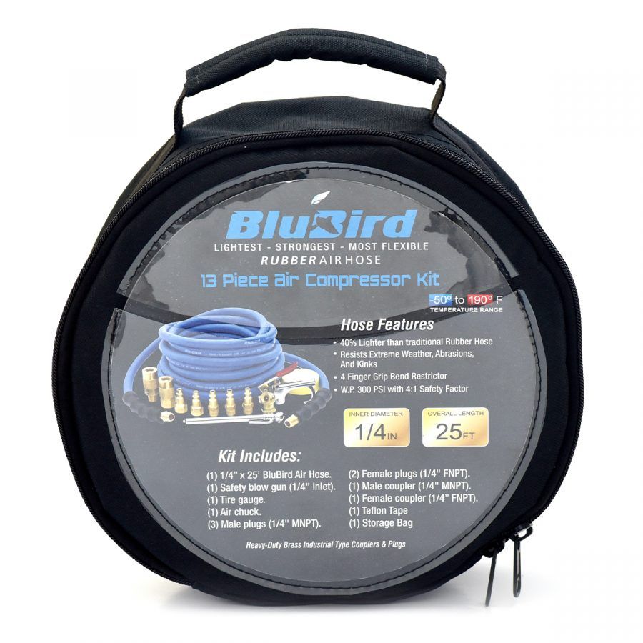 Air Compressor Kit (13-pieces) 1/4