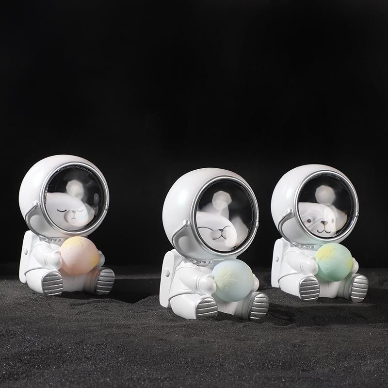 Galaxy Astronaut Creative Home Desktop Decoration Wholesale Small Lamp Living Room Decoration Graduation Gift Holiday Gift Blue Galaxy Wind Chimes Astronaut series
