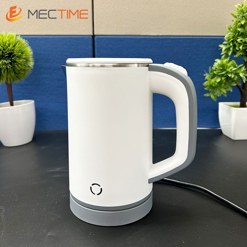 Electric Kettle Travel Beaker Light Luxury Kettle 0.8L White