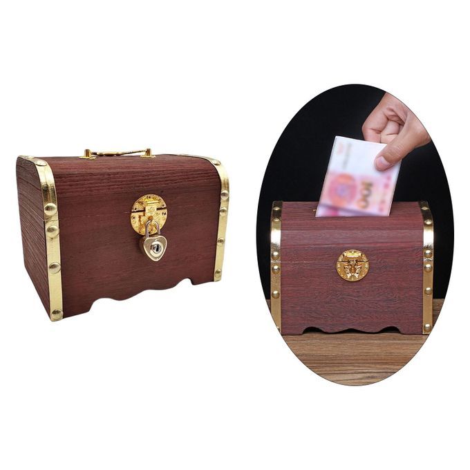 Coin Card Home Decor Gifts For Kids Adult Dark Brown