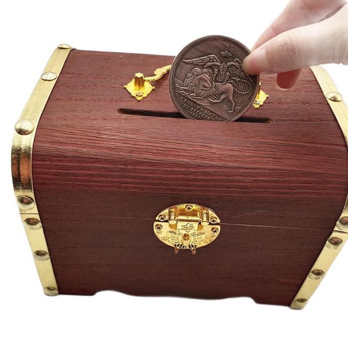 Coin Card Home Decor Gifts For Kids Adult Dark Brown