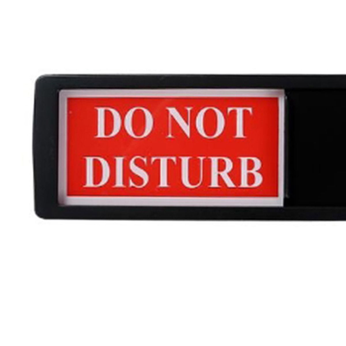 Adhesive Privacy Do Not Disturb Sign For Office Domestic Hotel Black