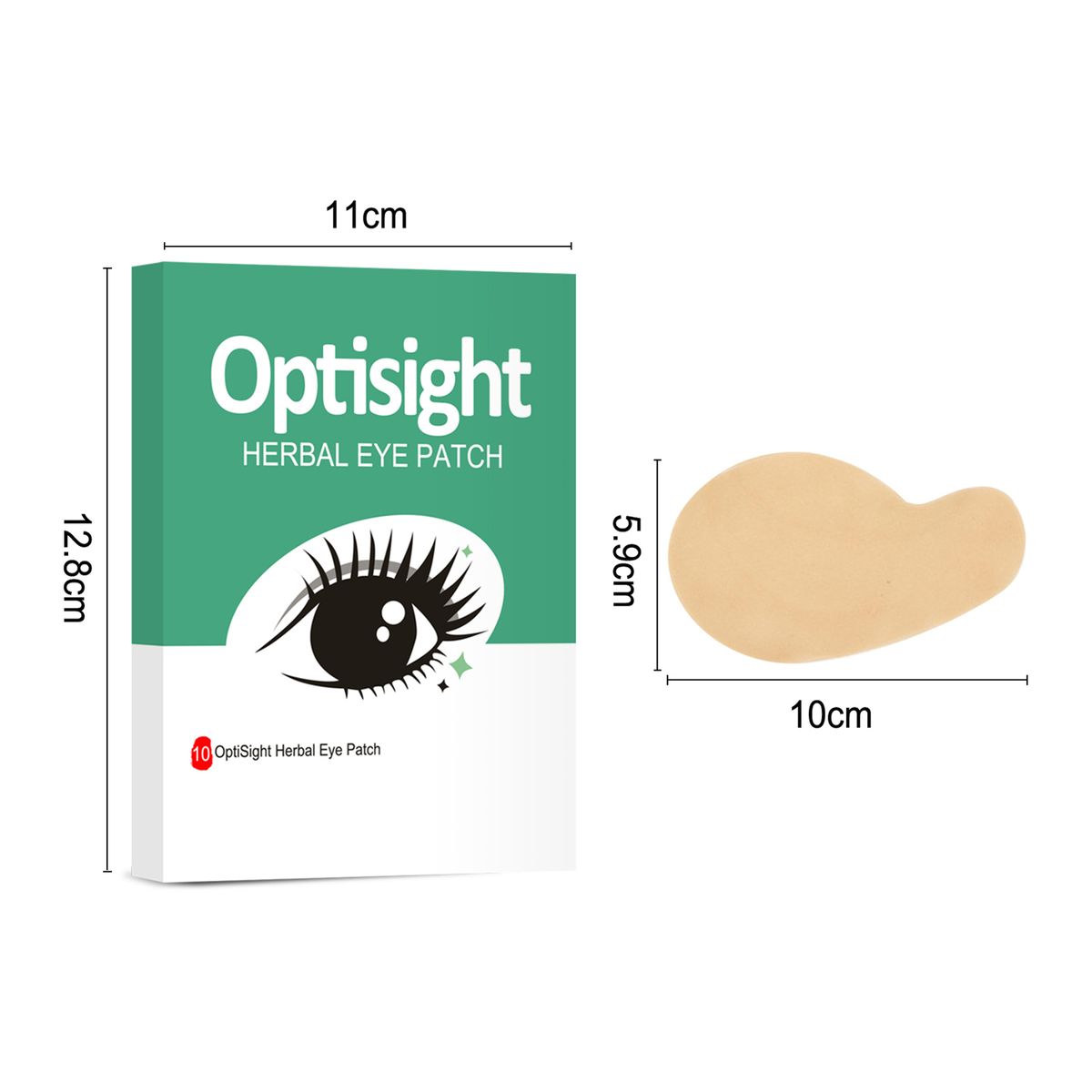 10Pcs/Box Herbal Eye Patches Relieve Eyestrain Dried Eyes