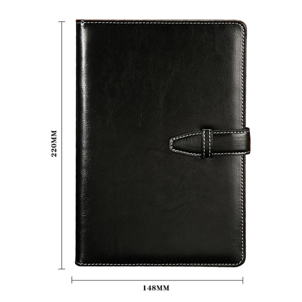 Leather Journal Notebook Writers Pocket Planner Student Drawing Black
