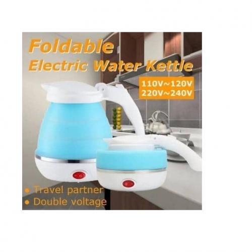 1pc Silicon Foldable Collapsible Electric Water Kettle,.