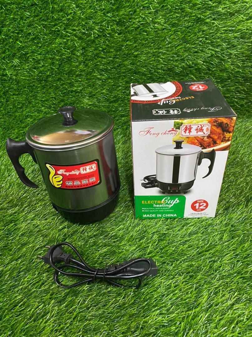 Feng Cheng 12 Cm Portable Stainless Heating Cup With Lid