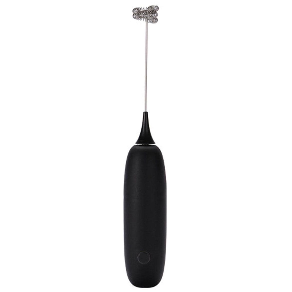 Milk Frother Mini Electric Milk Foamer Blender Black