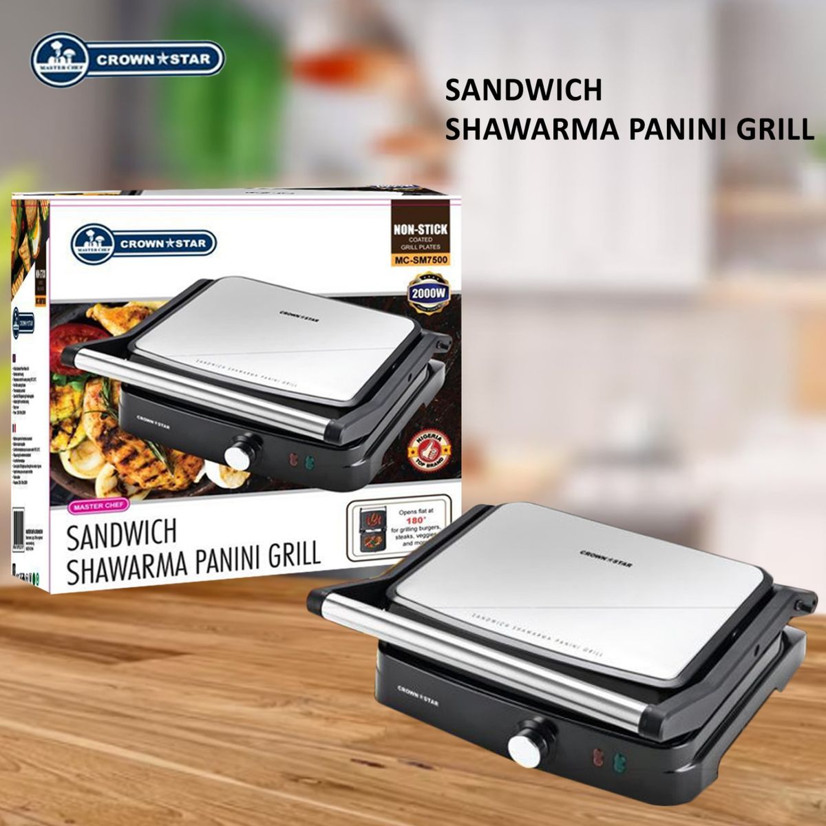 Grill/Panini/Shawarma/ Sandwish Maker