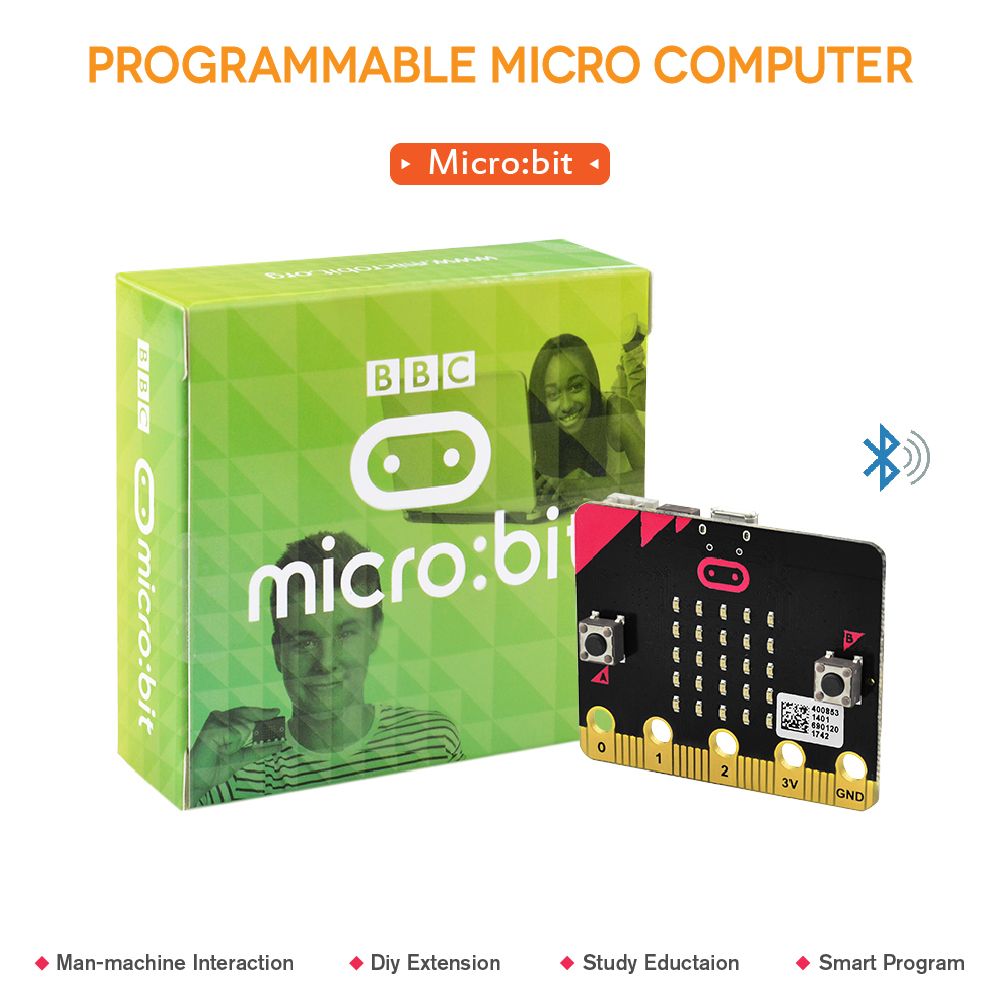 Original BBC Micro:Bit Main Board NRF51822 Bluetooth  For Kids Starter To Programming/support Windows,iOS Etc