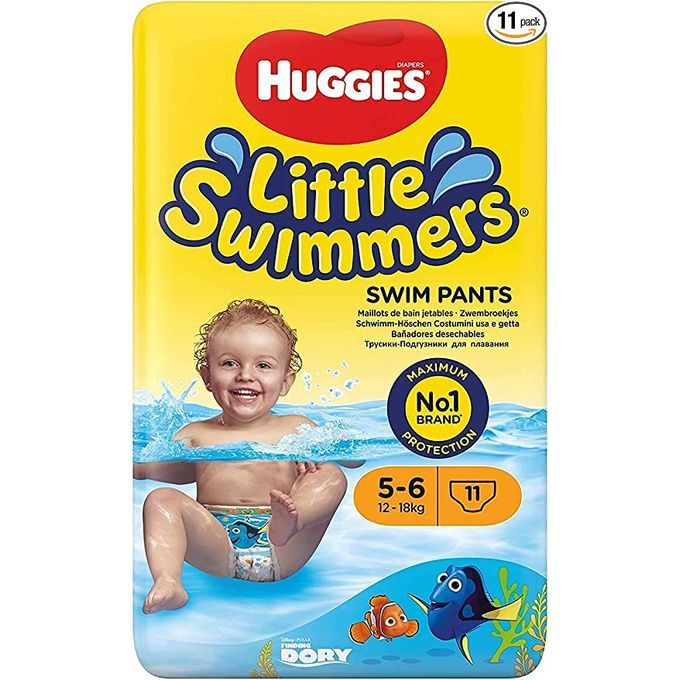 Little Swimmers® 5-6 (12-18kg) Swim Nappies 11pk