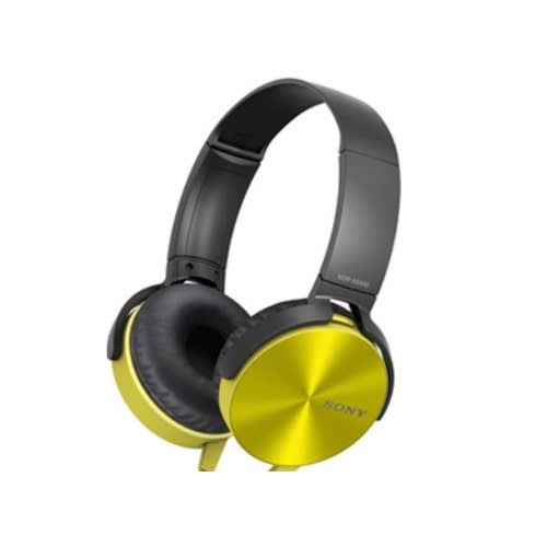 Extra Bass Red Headphone With Mic - Mdr-xb450ap - Yellow