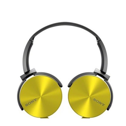 Extra Bass Red Headphone With Mic - Mdr-xb450ap - Yellow