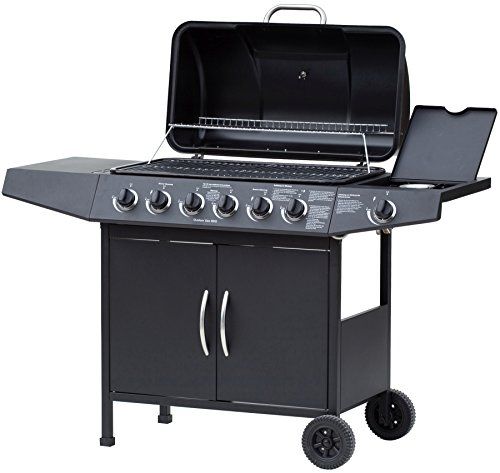 Grill Meister 6 + 1 GAS BURNER GRILL BARBECUE MACHINE